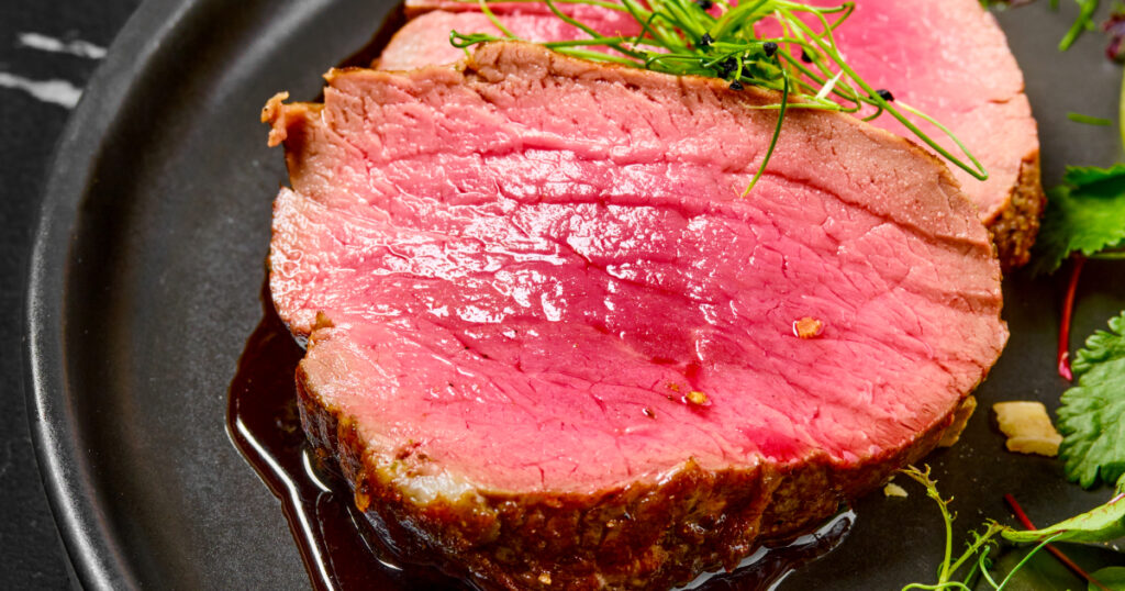 Easy Pan-Seared Rare Steak Recipe