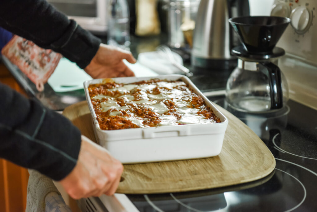 Nutritional information on lasagna