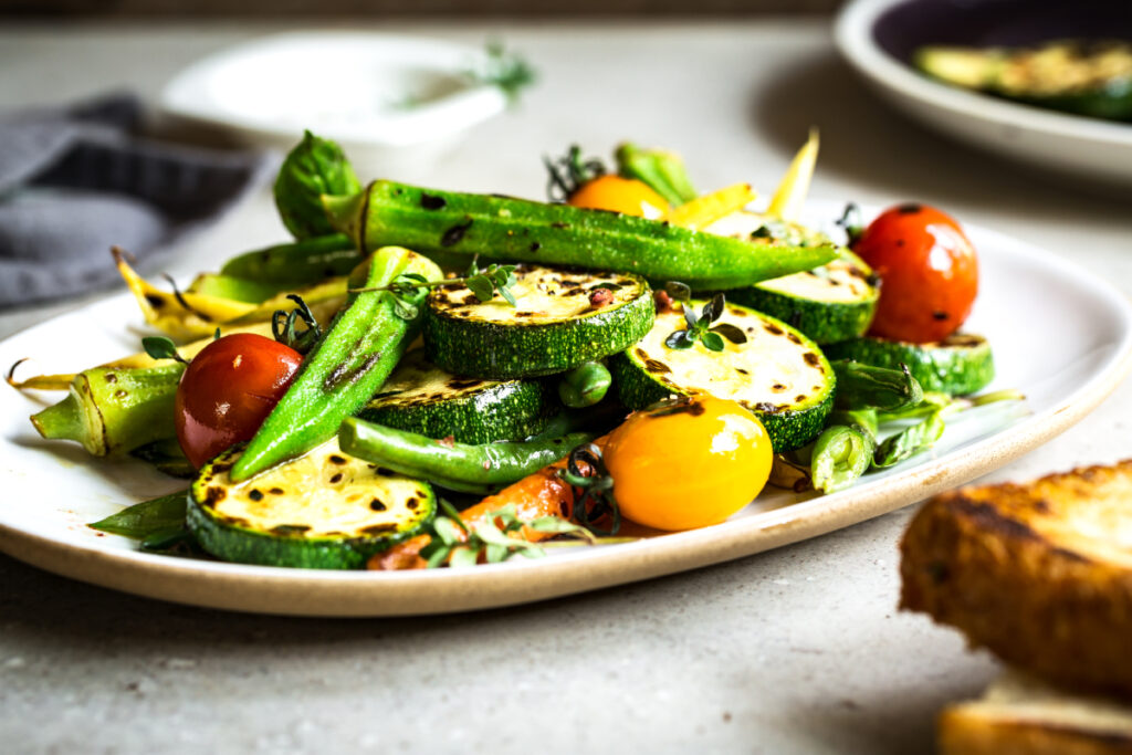 Oven-Roasted Parmesan Okra Recipe