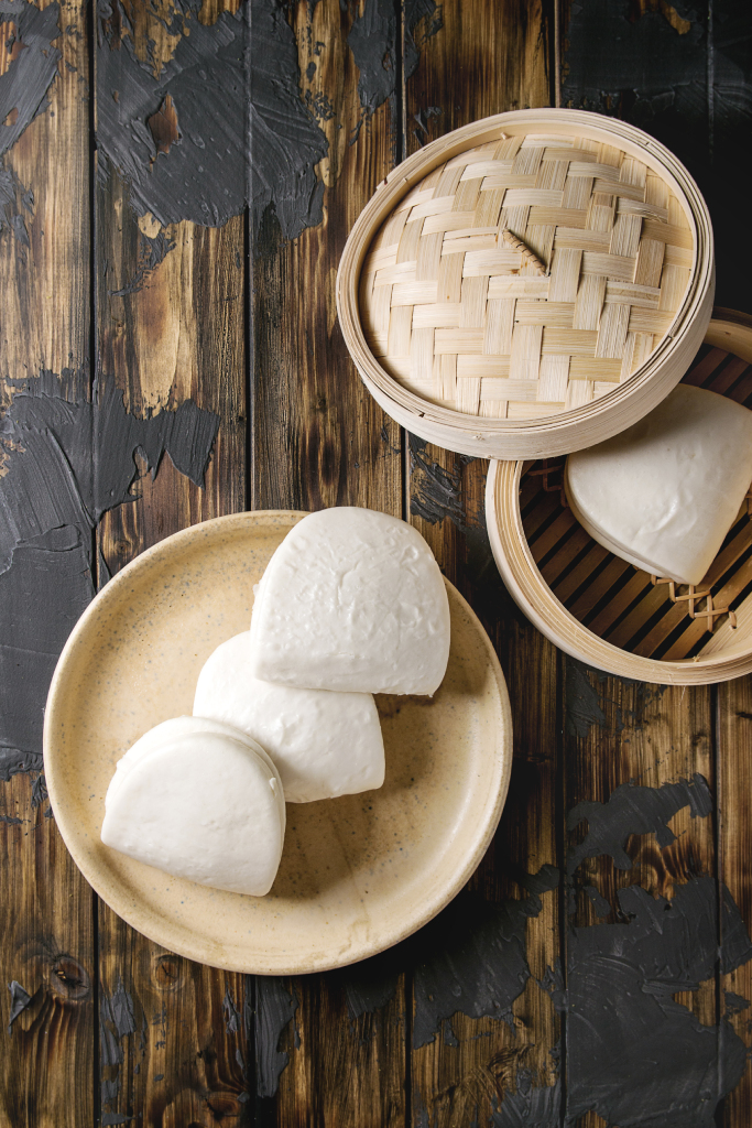 Preparing the Bao Bun Dough 