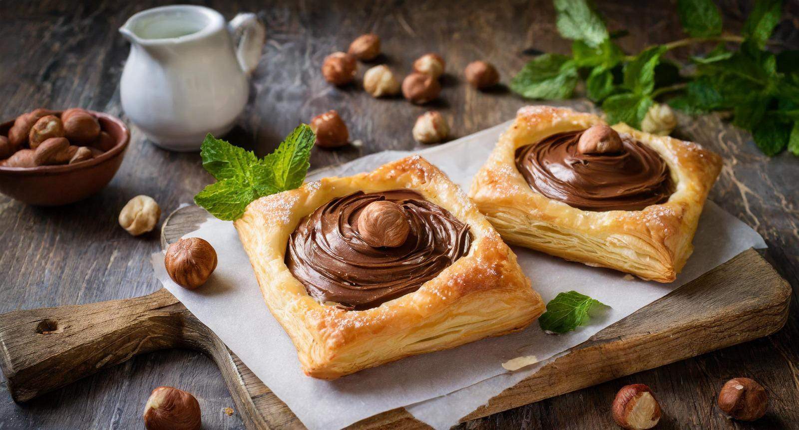 Nutella pastry puff recipe