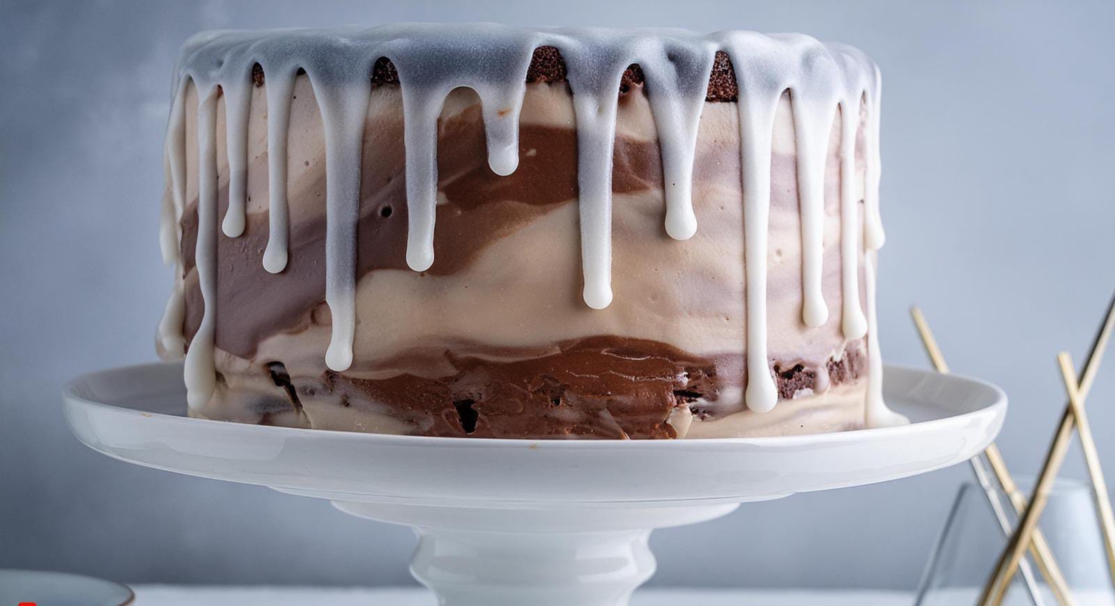 Chocolate Cake with Vanilla Icing