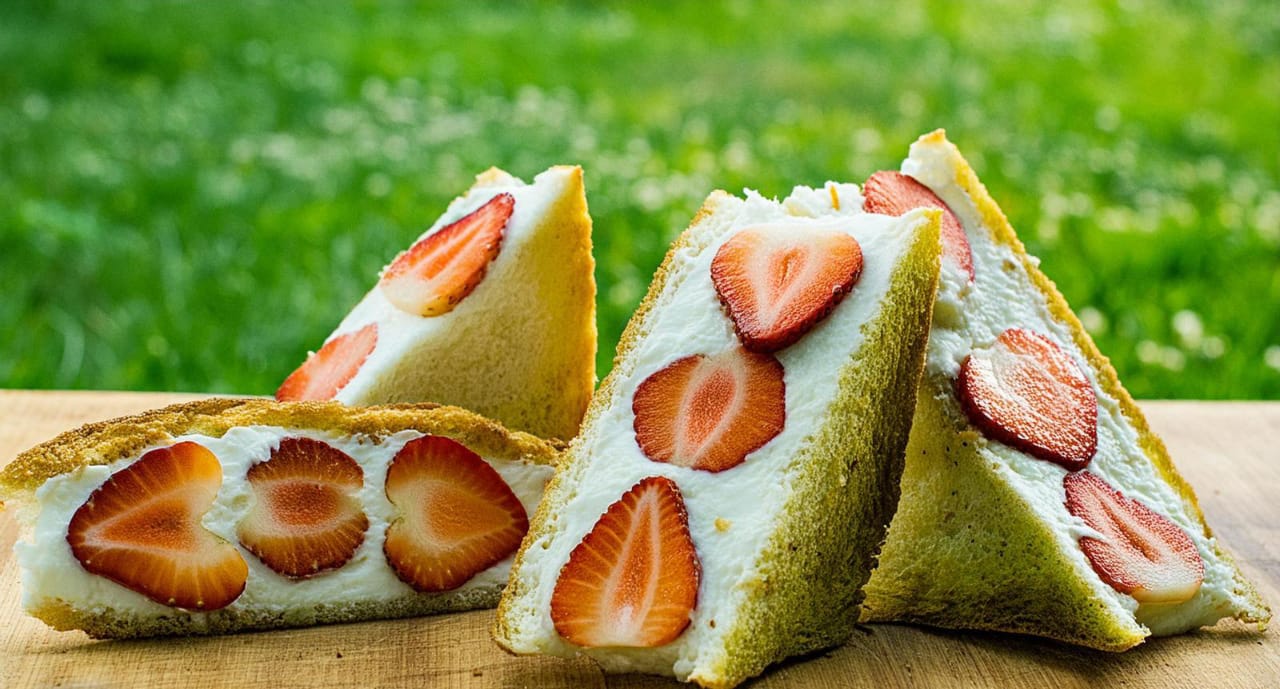 strawberry sandwich recipe